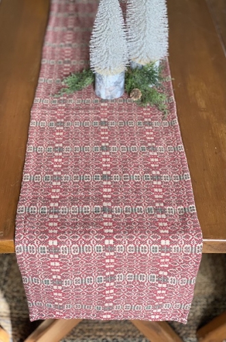 WENTWORTH RED/GREEN/LINEN LARGE PILLOW